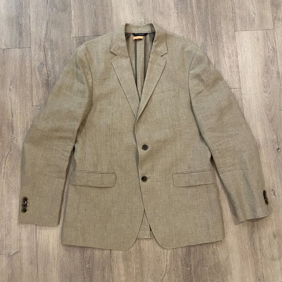 Banana Republic Slim Fit Linen Blazer 40R – Oatmeal Beige - Picture 1 of 10